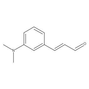 3-[3-(Dimethylamino)phenyl]prop-2-enal Structure
