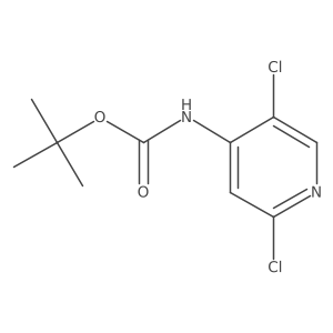 tert-butyl N-(2,5-dichloropyridin-4-yl)carbamate Structure