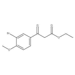 Ethyl 3-(3-bromo-4-methoxyphenyl)-3-oxopropanoate Structure