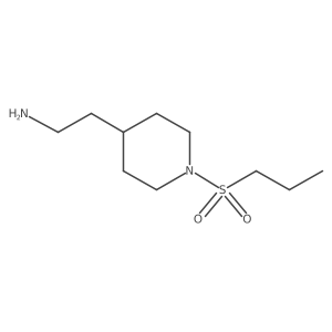 2-[1-(Propane-1-sulfonyl)piperidin-4-yl]ethan-1-amine结构式