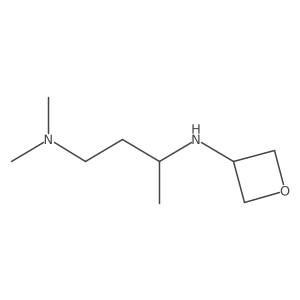 N-[4-(dimethylamino)butan-2-yl]oxetan-3-amine Structure