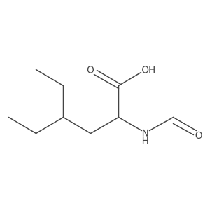 4-Ethyl-2-formamidohexanoic acid Structure