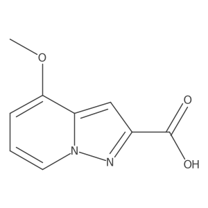 4-Methoxypyrazolo[1,5-a]pyridine-2-carboxylic acid结构式