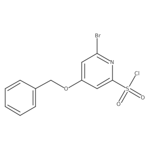 4-(Benzyloxy)-6-bromopyridine-2-sulfonyl chloride结构式