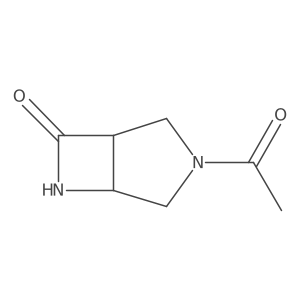 3-Acetyl-3,6-diazabicyclo[3.2.0]heptan-7-one Structure
