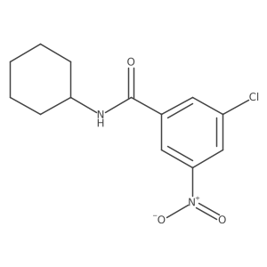 3-Chloro-N-cyclohexyl-5-nitrobenzamide Structure