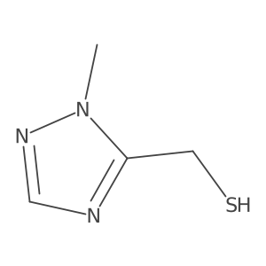 (1-methyl-1H-1,2,4-triazol-5-yl)methanethiol Structure