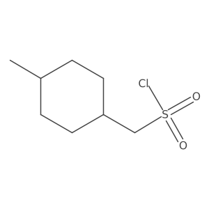 (4-Methylcyclohexyl)methanesulfonyl chloride Structure