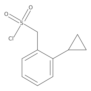 (2-Cyclopropylphenyl)methanesulfonyl chloride Structure