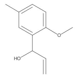1-(2-Methoxy-5-methylphenyl)prop-2-en-1-ol结构式