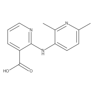 2-[(2,6-Dimethylpyridin-3-yl)amino]pyridine-3-carboxylic acid Structure