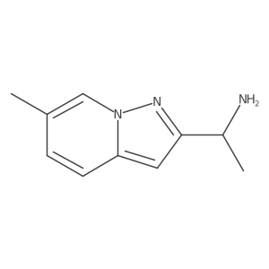Pyrazolo[1,5-a]pyridine-2-methanamine, I+/-,6-dimethyl- Structure