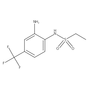 N-[2-Amino-4-(trifluoromethyl)phenyl]ethanesulfonamide Structure