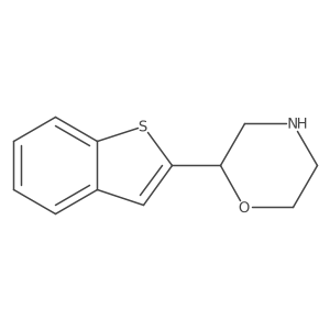 2-(Benzo[b]thiophen-2-yl)morpholine结构式