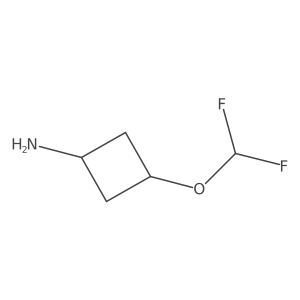 3-(Difluoromethoxy)cyclobutan-1-amine Structure