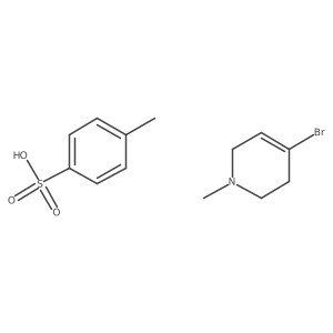 4-Bromo-1-methyl-1,2,3,6-tetrahydropyridine 4-methylbenzenesulfonate结构式