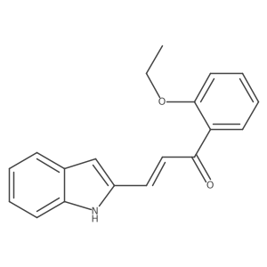 1-(2-ethoxyphenyl)-3-(1H-indol-2-yl)prop-2-en-1-one Structure
