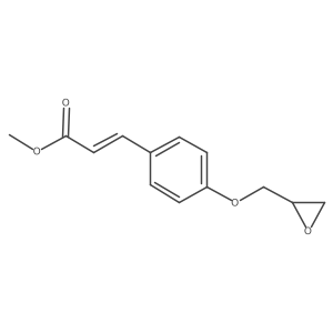Methyl 3-[4-(2-oxiranylmethoxy)phenyl]-2-propenoate Structure