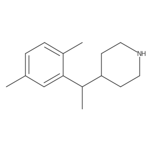 4-[1-(2,5-Dimethylphenyl)ethyl]piperidine Structure