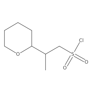 2-(Oxan-2-yl)propane-1-sulfonyl chloride结构式