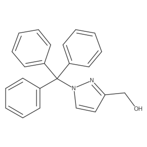 (1-Trityl-1h-pyrazol-3-yl)methanol Structure