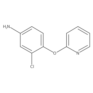 3-Chloro-4-(pyridin-2-yloxy)aniline Structure