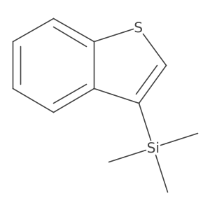 3-(Trimethylsilyl)benzo[b]thiophene Structure