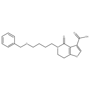 5-(4-(Benzyloxy)butyl)-4-oxo-4,5,6,7-tetrahydrofuro[3,2-c]pyridine-3-carboxylic acid Structure