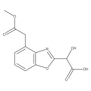 2-(Carboxy(hydroxy)methyl)-4-(2-methoxy-2-oxoethyl)benzo[d]oxazole Structure