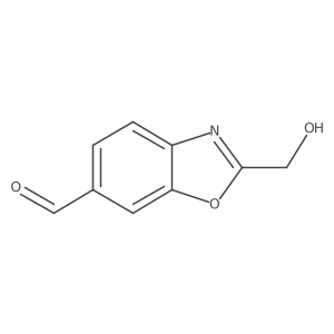 2-(Hydroxymethyl)benzo[d]oxazole-6-carboxaldehyde Structure