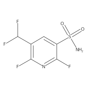 5-(Difluoromethyl)-2,6-difluoropyridine-3-sulfonamide结构式