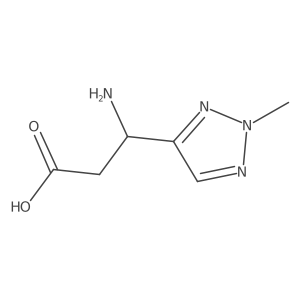 (3S)-3-Amino-3-(2-methyl-2H-1,2,3-triazol-4-yl)propanoic acid Structure