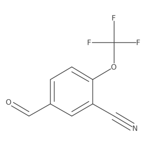 3-Cyano-4-(trifluoromethoxy)benzaldehyde结构式