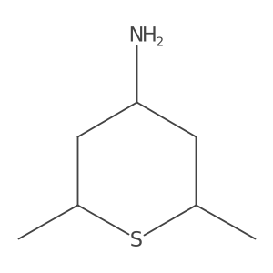 2,6-Dimethylthian-4-amine Structure