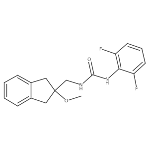 1-(2,6-difluorophenyl)-3-((2-methoxy-2,3-dihydro-1H-inden-2-yl)methyl)urea Structure