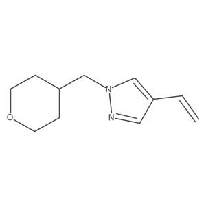 4-ethenyl-1-[(oxan-4-yl)methyl]-1H-pyrazole Structure