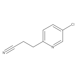 3-(5-Chloropyridin-2-yl)propanenitrile Structure