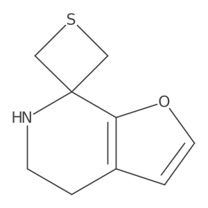 5,6-dihydro-4H-spiro[furo[2,3-c]pyridine-7,3'-thietane] Structure