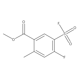 Methyl 4-fluoro-5-(fluorosulfonyl)-2-methylbenzoate Structure