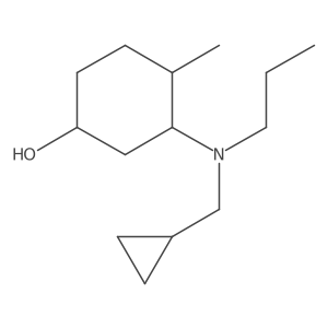 3-[(Cyclopropylmethyl)(propyl)amino]-4-methylcyclohexan-1-ol Structure