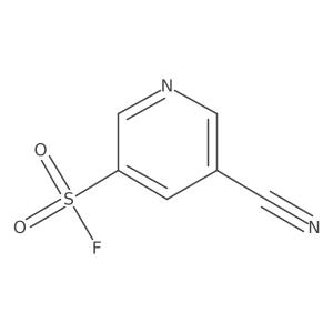 5-Cyanopyridine-3-sulfonyl fluoride Structure
