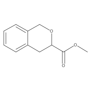 methyl 3,4-dihydro-1H-2-benzopyran-3-carboxylate结构式