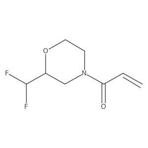 1-[2-(Difluoromethyl)morpholin-4-yl]prop-2-en-1-one Structure