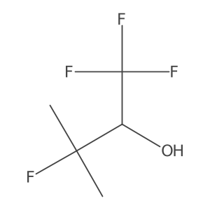 (2R)-1,1,1,3-tetrafluoro-3-methylbutan-2-ol结构式