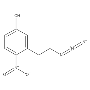 3-(2-Azidoethyl)-4-nitrophenol结构式