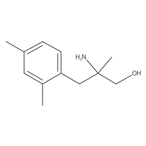 2-Amino-3-(2,4-dimethylphenyl)-2-methylpropan-1-ol结构式