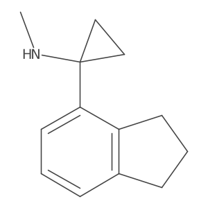1-(2,3-dihydro-1H-inden-4-yl)-N-methylcyclopropan-1-amine Structure
