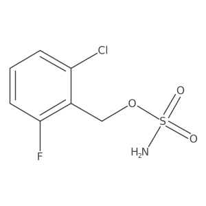 (2-Chloro-6-fluorophenyl)methyl sulfamate Structure