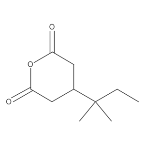 4-(2-Methylbutan-2-yl)oxane-2,6-dione Structure