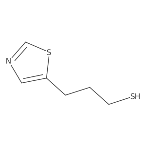 3-(1,3-Thiazol-5-yl)propane-1-thiol结构式